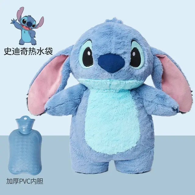 Genuine Disney Stitch Angel Lotso Plush Hand Warmer Bottle